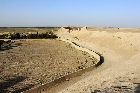 Balkh’s old citadel and watch tower: Bala Hisar and Ayaran tower