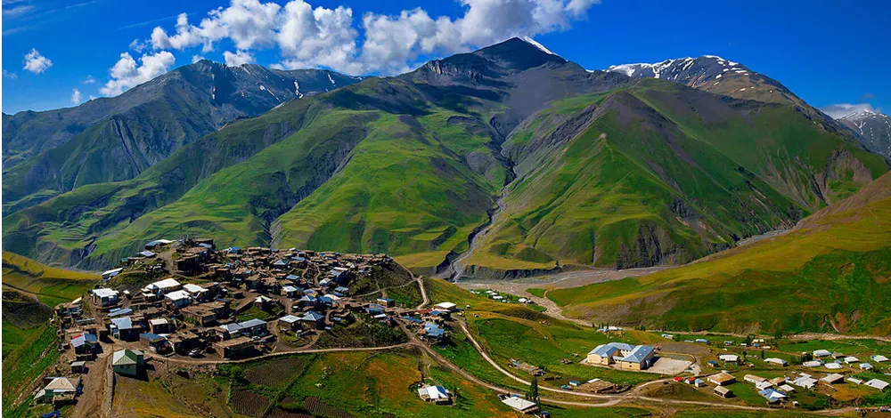 Khinalug Village