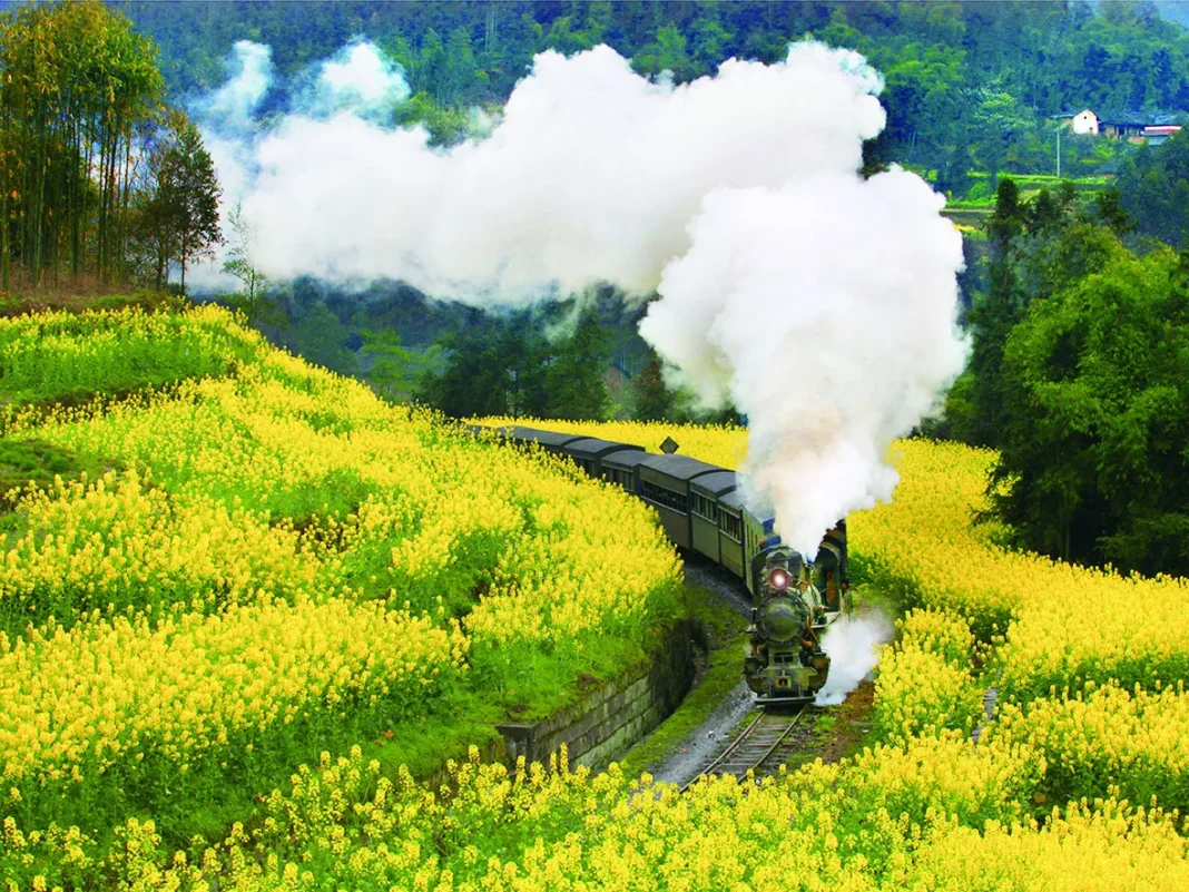 Jiayang Steam Train