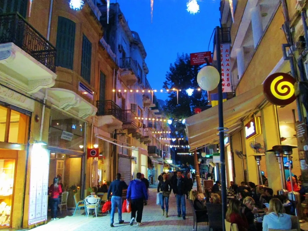 Ledra Street in Nicosia