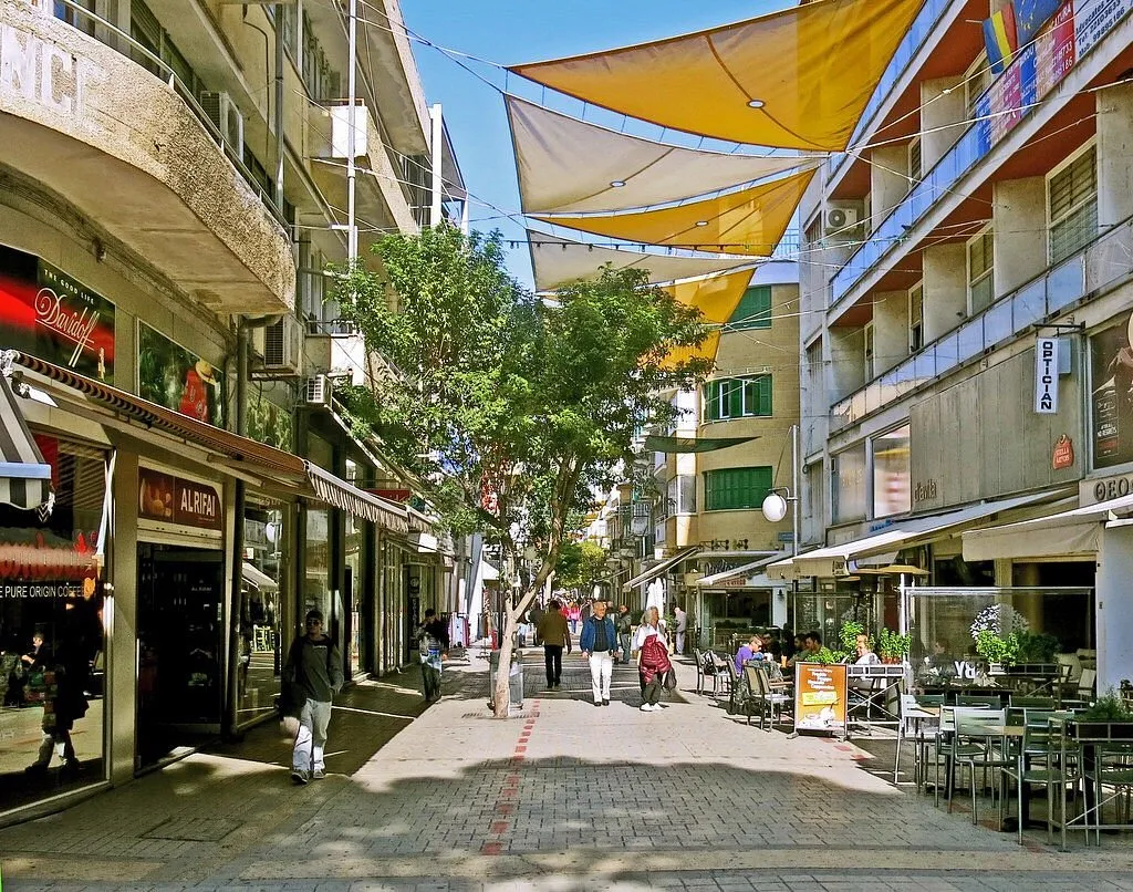 Ledra Street in Nicosia