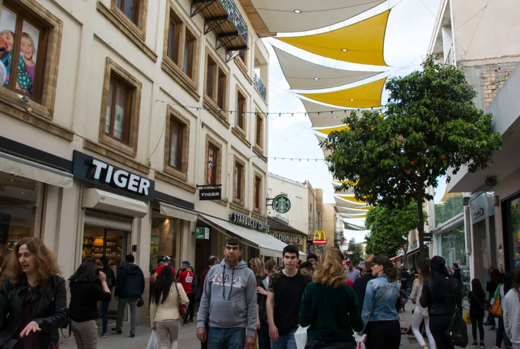 Ledra Street in Nicosia