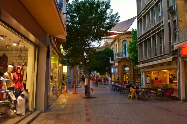 Ledra Street in Nicosia