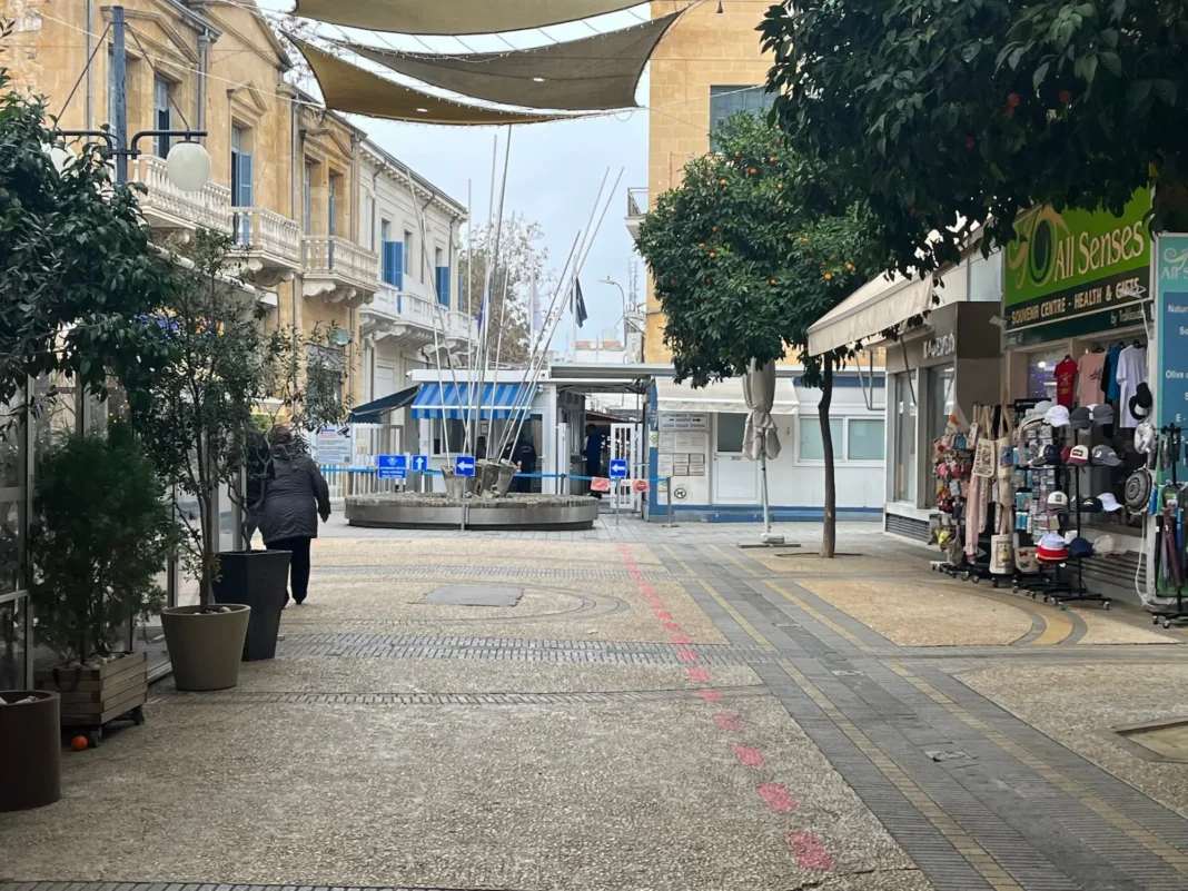 Ledra Street in Nicosia