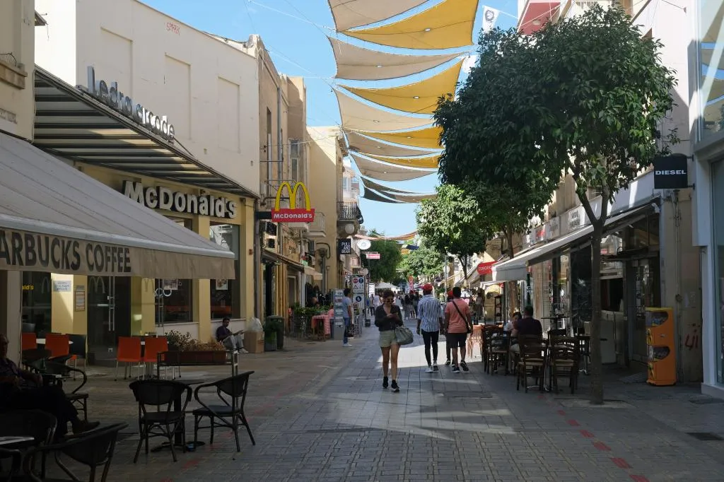 Ledra Street in Nicosia