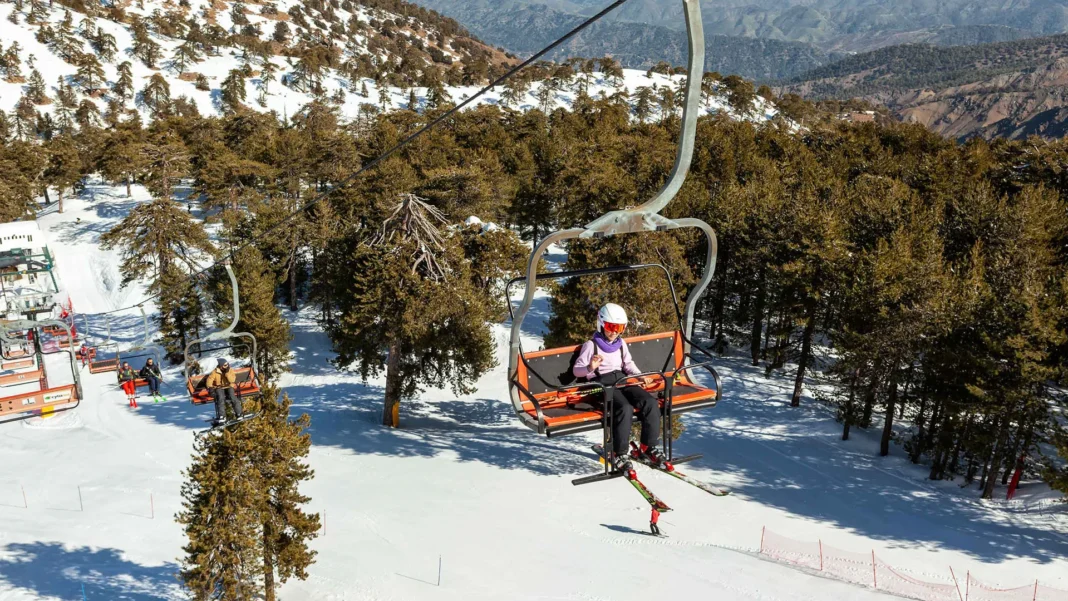 Troodos Mountains winter sports