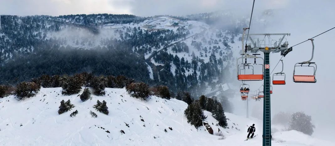 Troodos Mountains winter sports