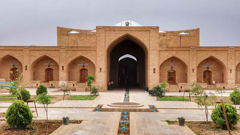 Traditional guesthouses (caravanserais) in Iran