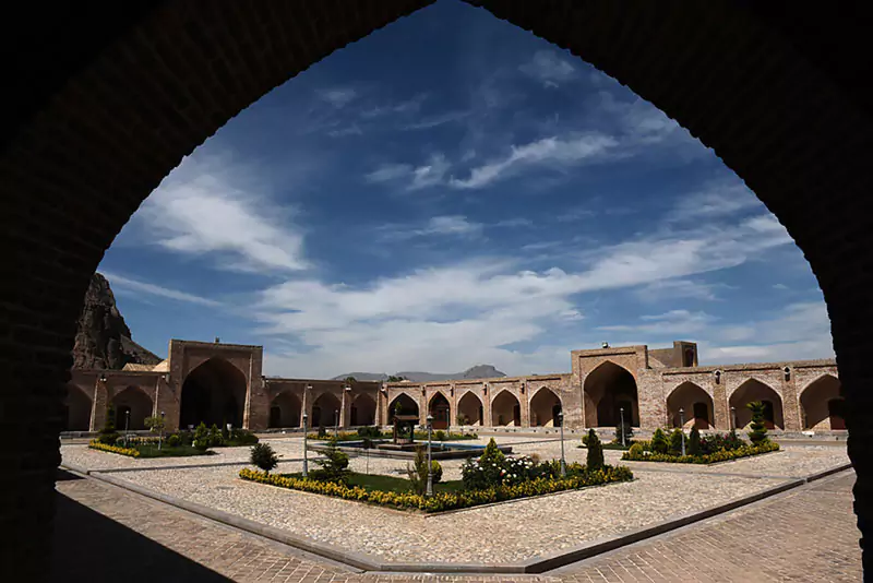 Traditional guesthouses (caravanserais) in Iran