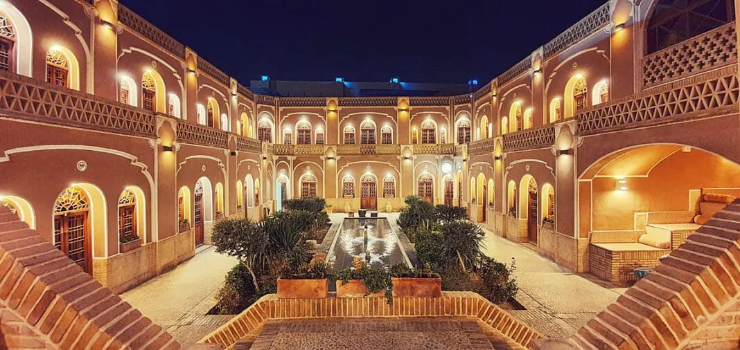 Traditional guesthouses (caravanserais) in Iran