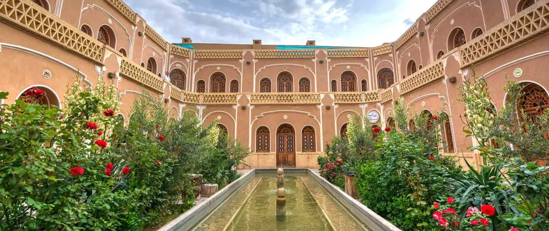 Traditional guesthouses (caravanserais) in Iran