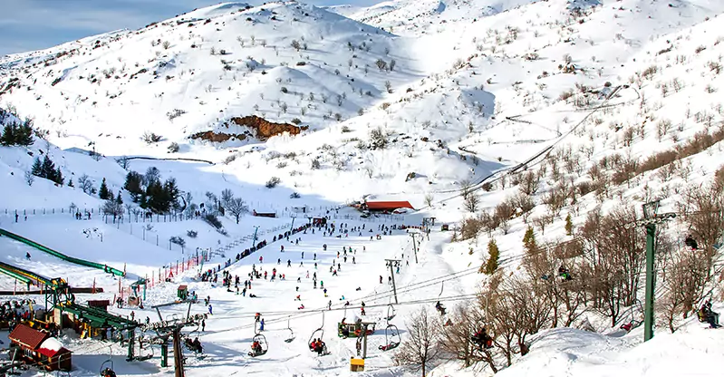 Mount Hermon skiing