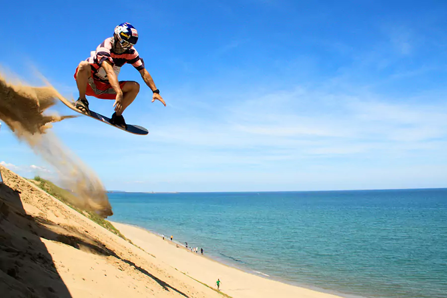 Sand Boarding in Tottori